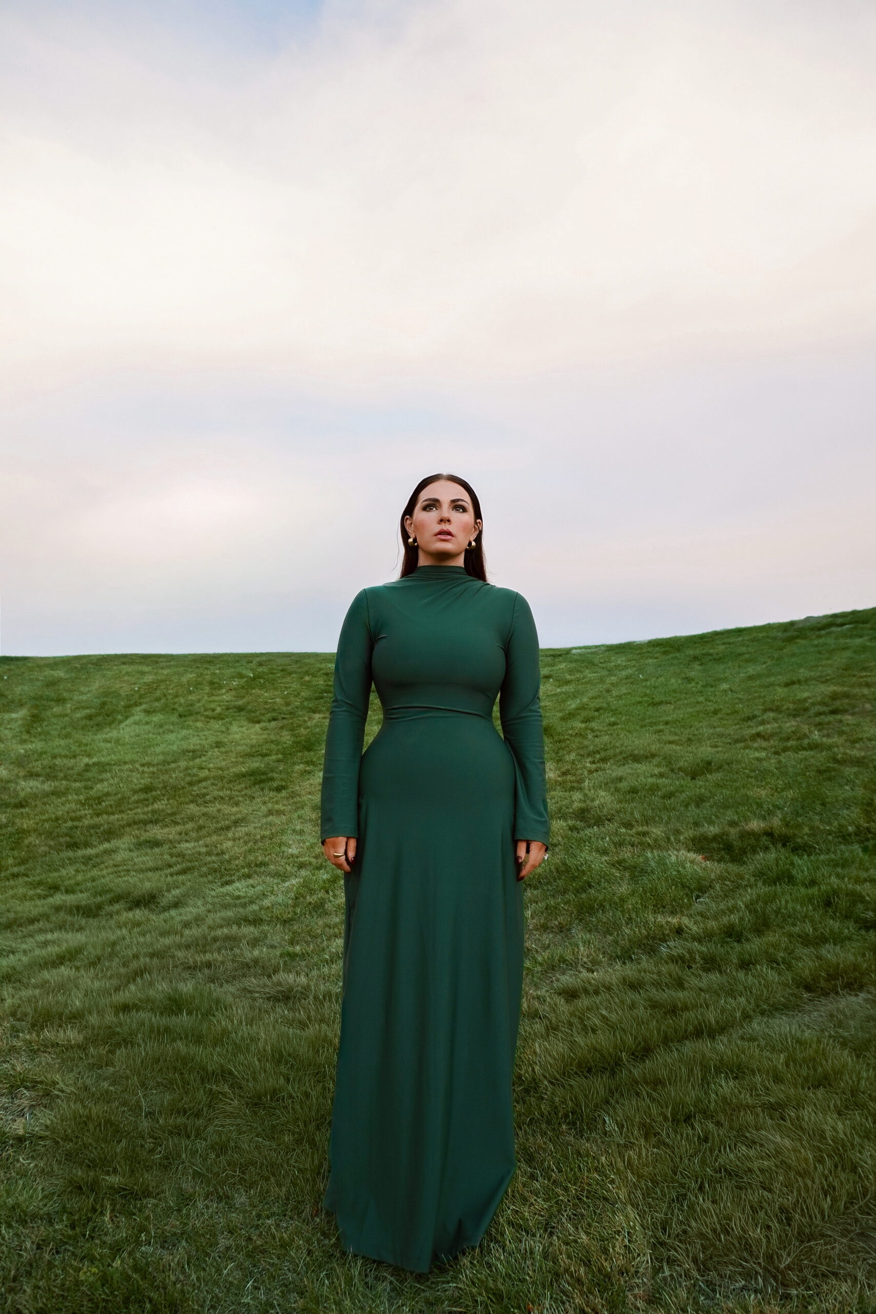 Contour Dress Long Sleeve | Mocktail Collection - Forrest